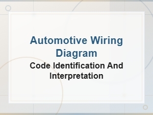 Automotive Wiring Diagram Codes: Identification and Interpretation Guide